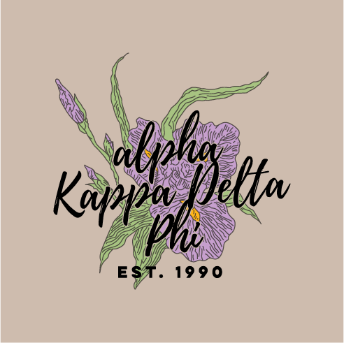alpha Kappa Delta Phi T-shirt Fundraiser shirt design - zoomed