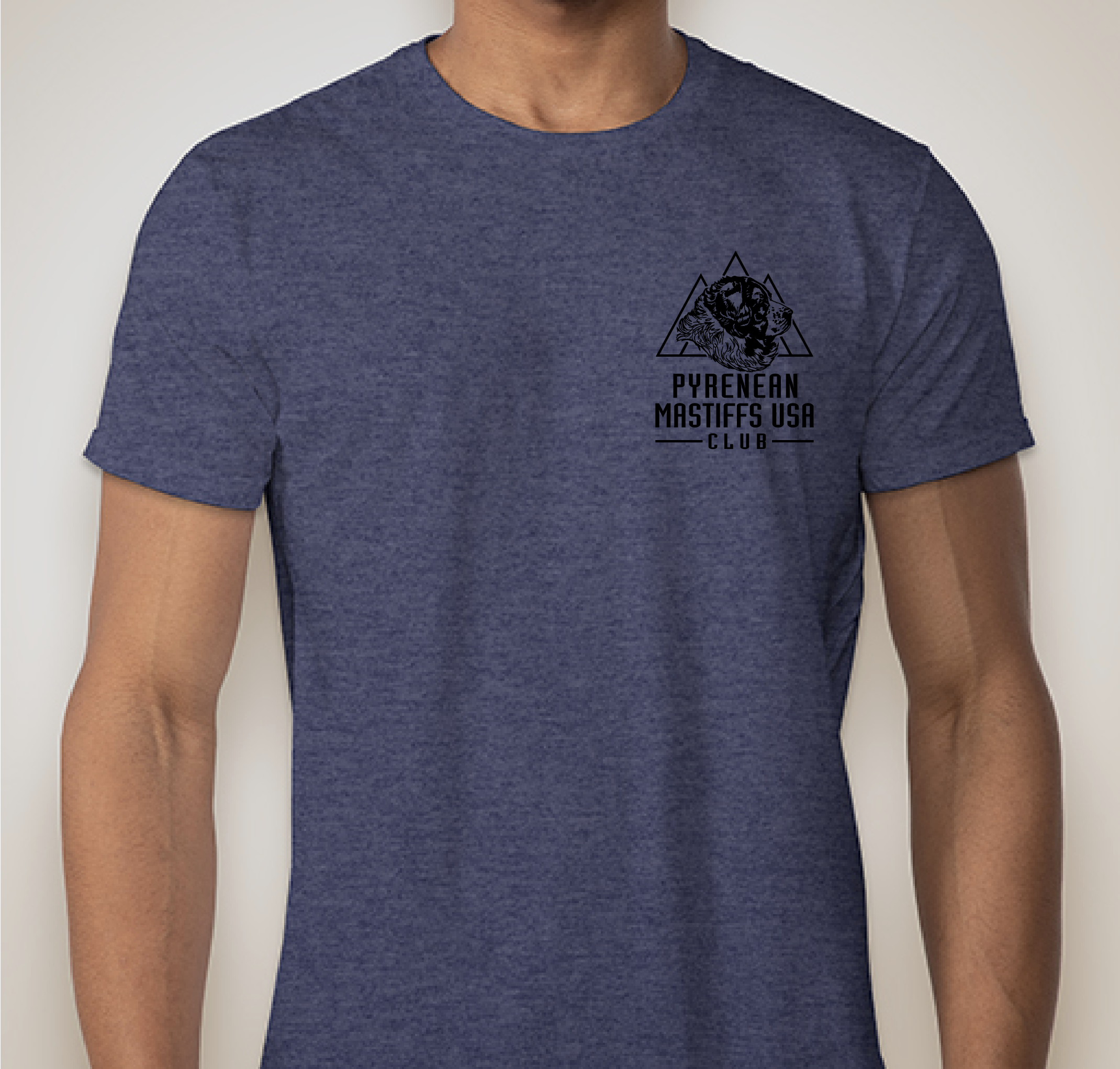 Pyrenean Mastiff USA Fundraiser - unisex shirt design - front