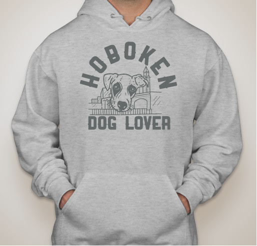 Hoboken Dog Lover Hoodie Fundraiser - unisex shirt design - front