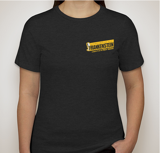 Capuchino Radio Players present Frankenstein! Fundraiser - unisex shirt design - front