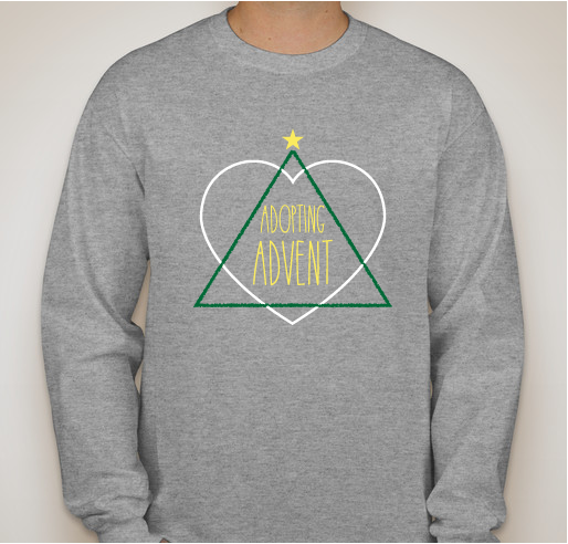 Adopting Advent Fundraiser - unisex shirt design - front