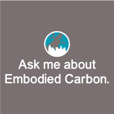 Support Building Transparency's Work to Reduce Embodied Carbon Emissions shirt design - zoomed