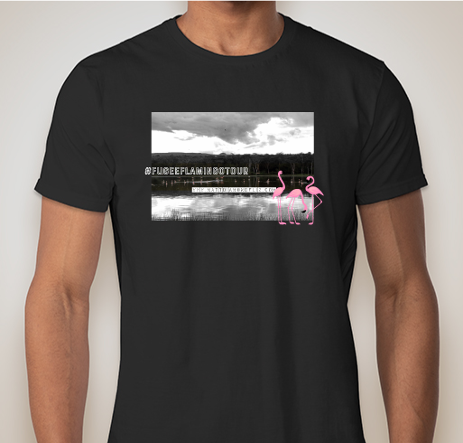 Fugee Flamingo Tour - 3rd Return to Kenya, East Africa Fundraiser - unisex shirt design - front