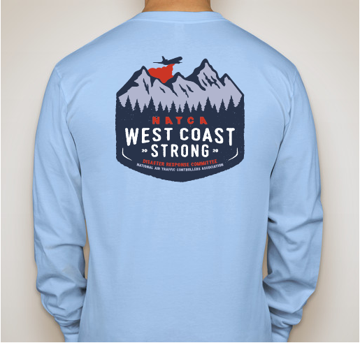 NATCA DRC wildfire relief Fundraiser - unisex shirt design - back