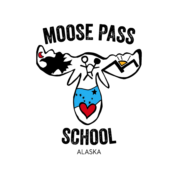 Moose Pass School Fundraiser shirt design - zoomed