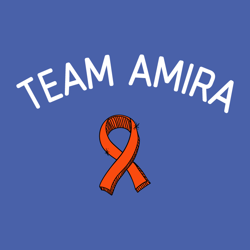 Team Amira shirt design - zoomed