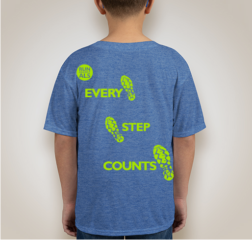 Run Against ALS Fundraiser - unisex shirt design - back