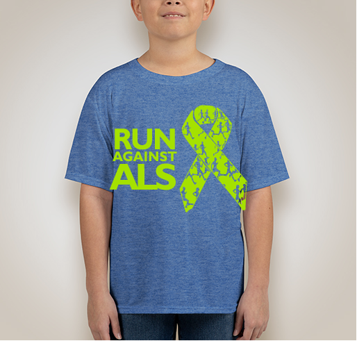 Run Against ALS Fundraiser - unisex shirt design - front