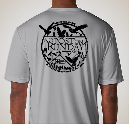 PHRC No Post on Runday 5k Fundraiser - unisex shirt design - back