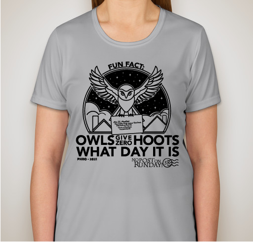 PHRC No Post on Runday 5k Fundraiser - unisex shirt design - front